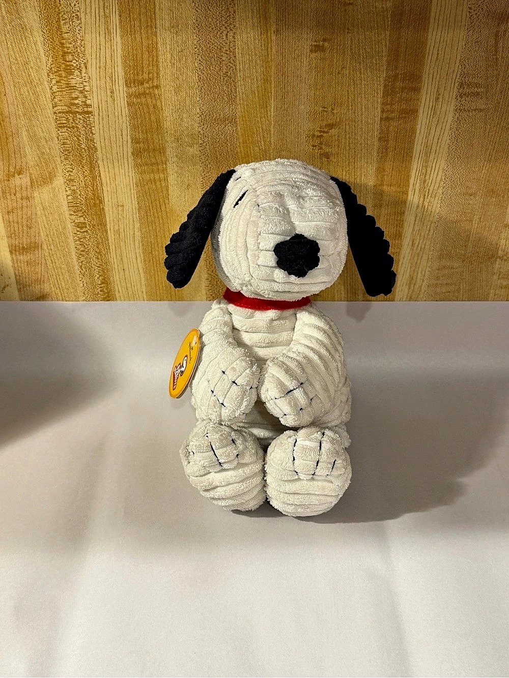 Rare Hallmark Peanuts Snoopy Corduroy Plush White & Black